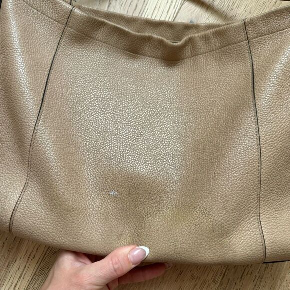 COACH 34312 Scout Hobo Tan Beige Pebbled Leather Shoulder Crossbody Bag - Picture 7 of 11